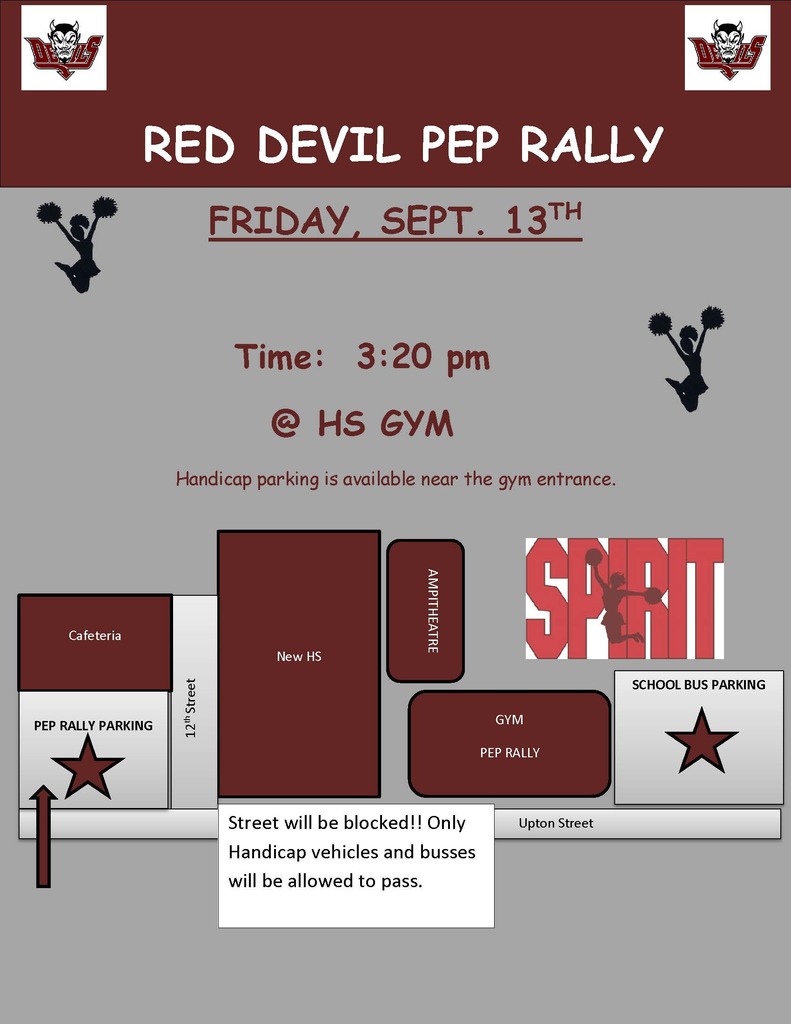 PEP RALLY FLYER